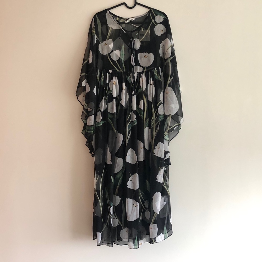 Floral print long dress